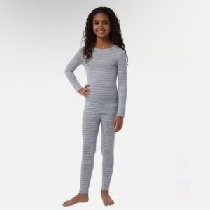 32 Degrees Heat Shirt and Legging Baselayer Grey 2 Pc Set